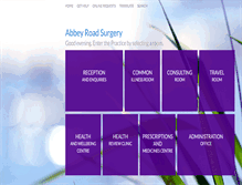 Tablet Screenshot of abbeyroadsurgery.org.uk